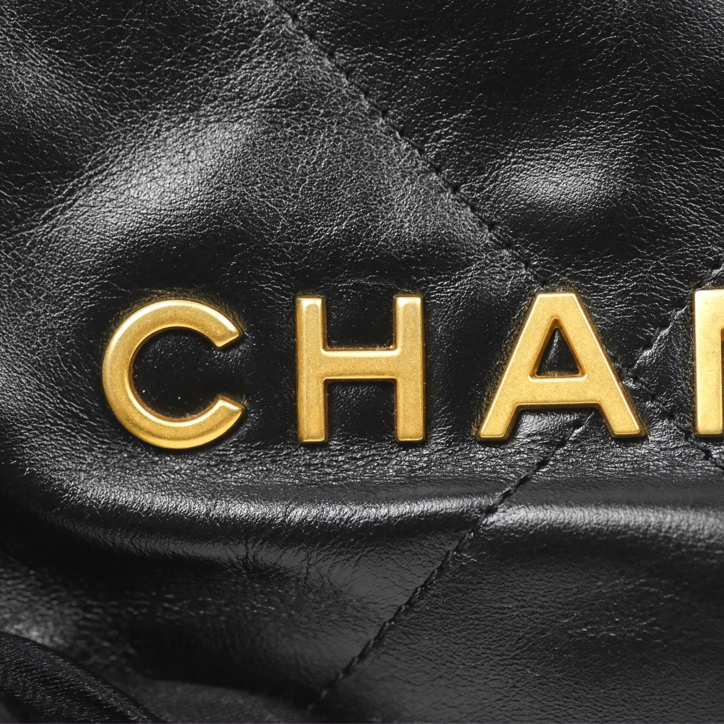 Chanel 22 Mini Bag Black Crumpled Calfskin