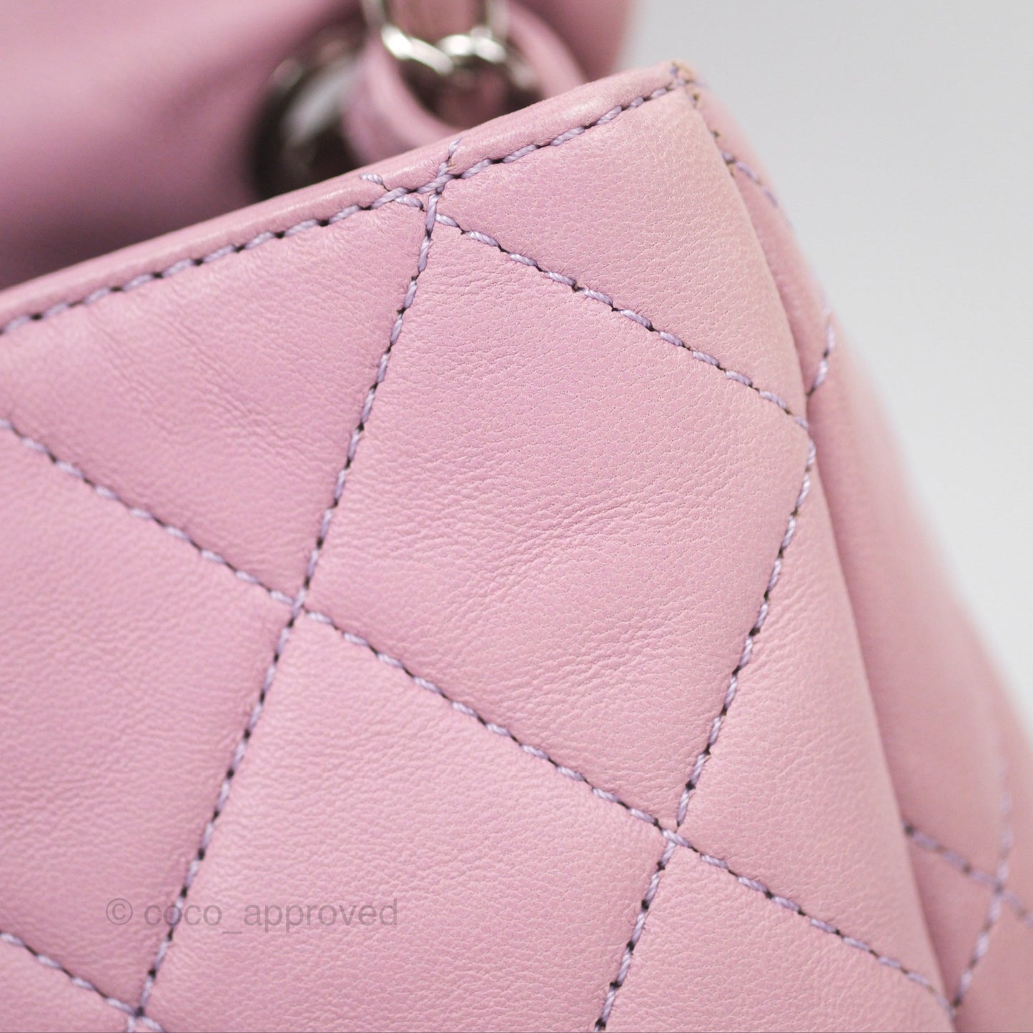 Chanel Medium Bicolor CC Chain Flap Pink/Black Lambskin Silver Hardware