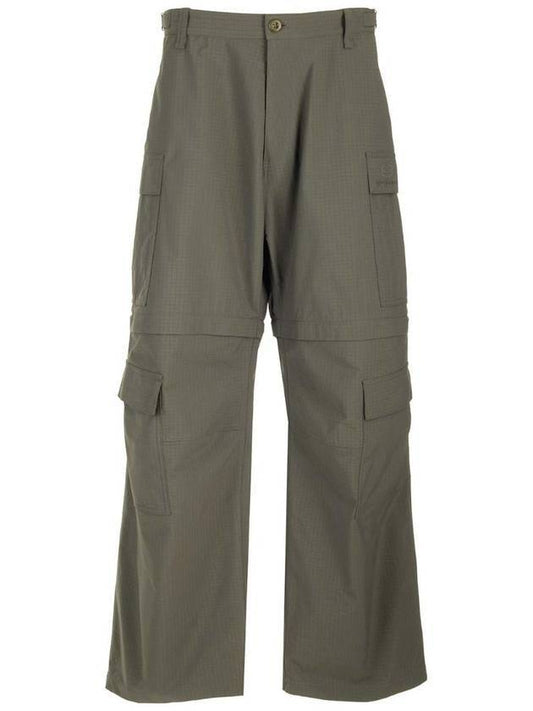 Luxury Balenciaga Unity Sports Icon Cargo Straight Pants Green