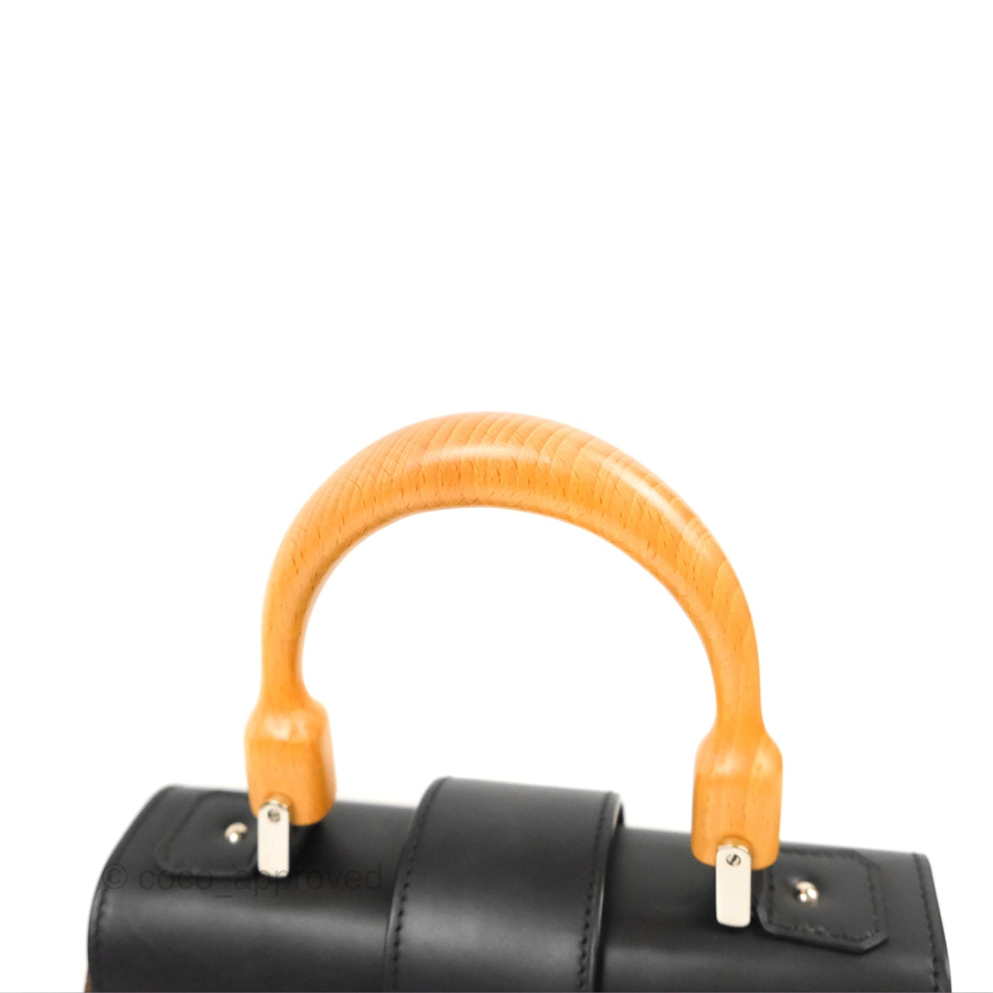Goyard Saïgon Structuré PM Bag Black Goyardine Canvas
