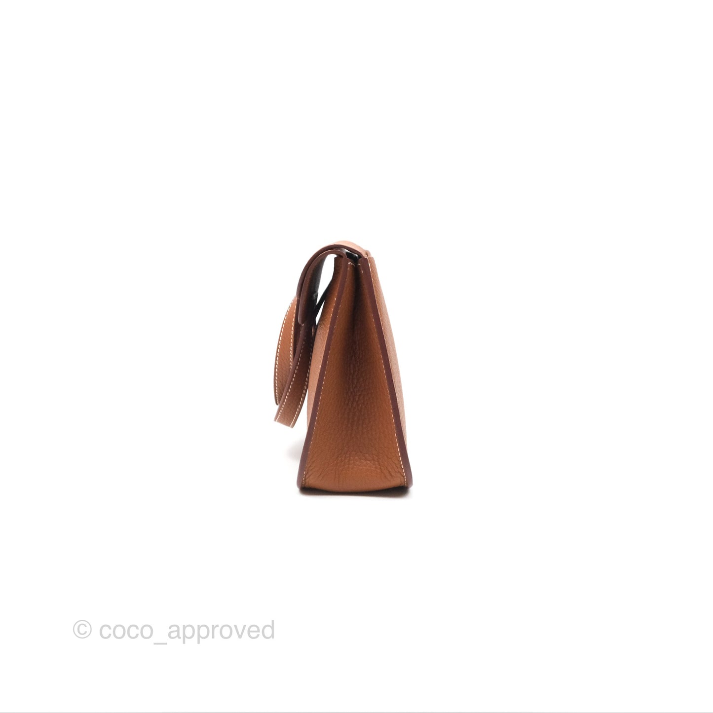 Hermès Halzan 25 Gold Clemence Gold Hardware