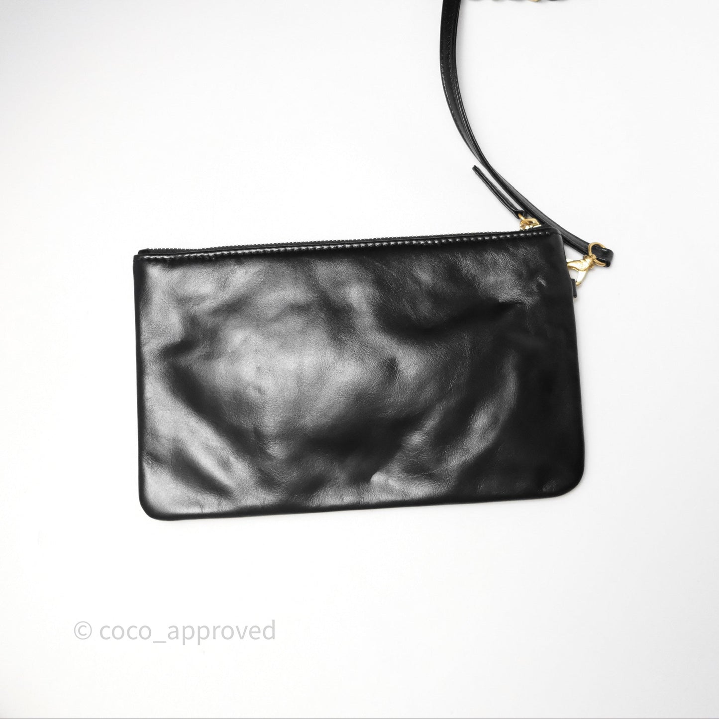 Chanel 22 Bag Medium Black Crumpled Calfskin Aged Gold Hardware