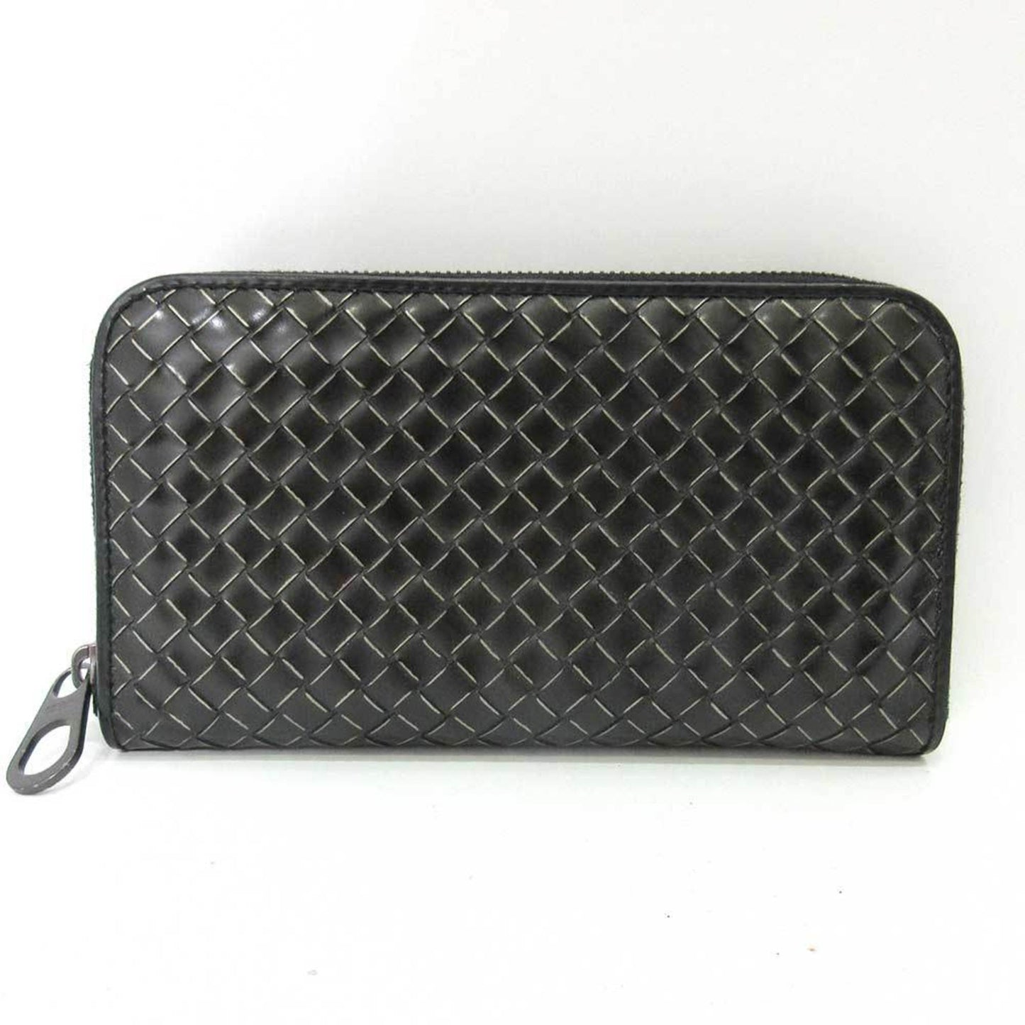 Luxury Bottega Veneta Intrecciato  Leather Long Wallet (Bi-Fold) ()