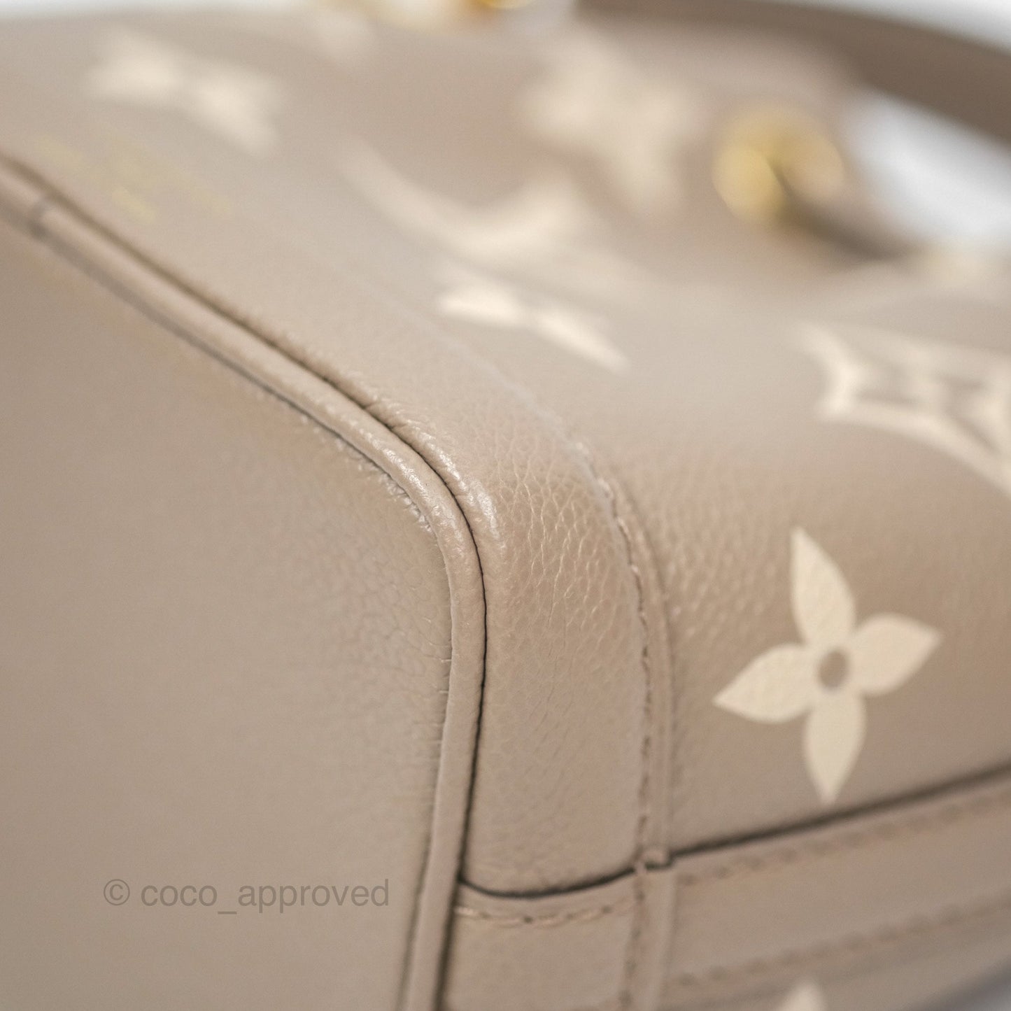 Louis Vuitton Nano Noe Monogram Dove/Cream Canvas