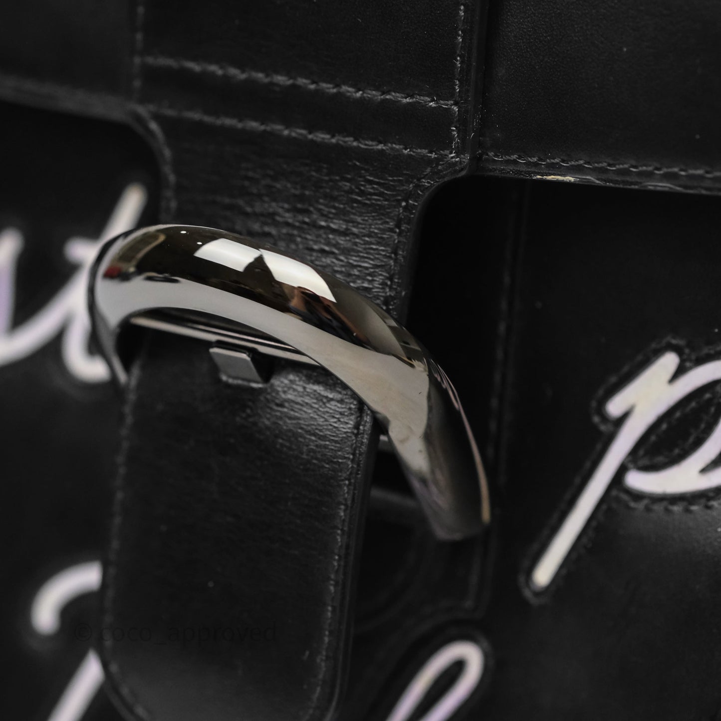 Delvaux Brillant L'Humour MM Black Calfskin