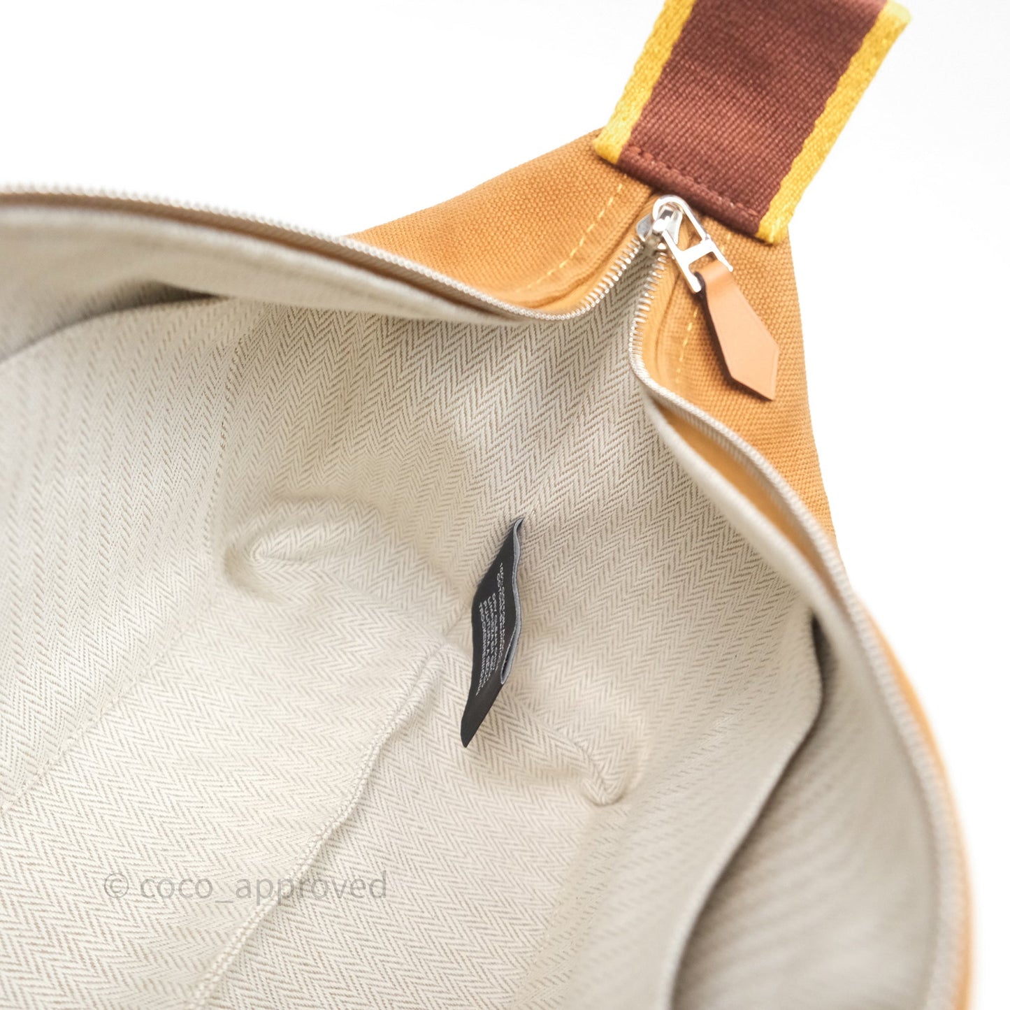 Hermès Small Bride-A-Brac Ocre Canvas