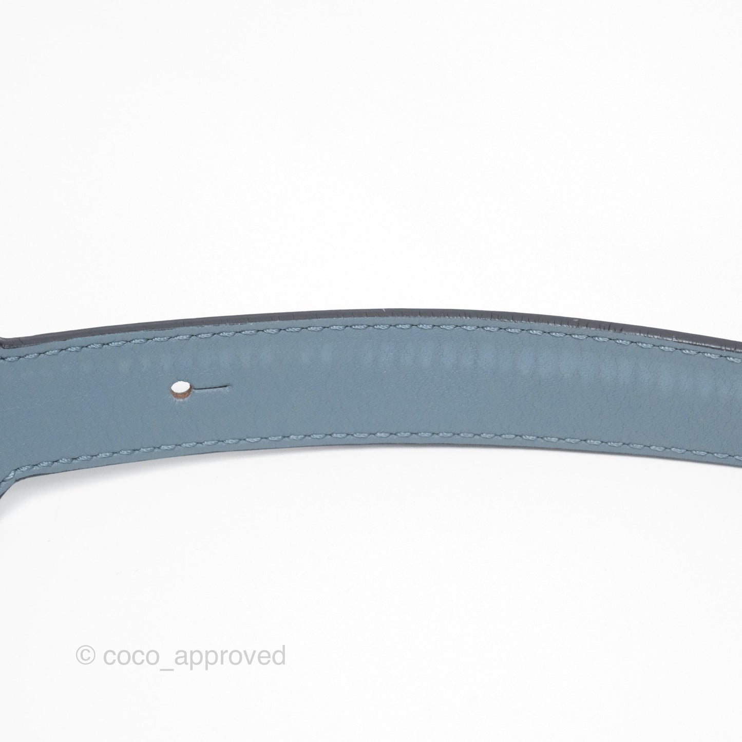Loewe Medium Puzzle Bag Blue Calfskin Silver Hardware