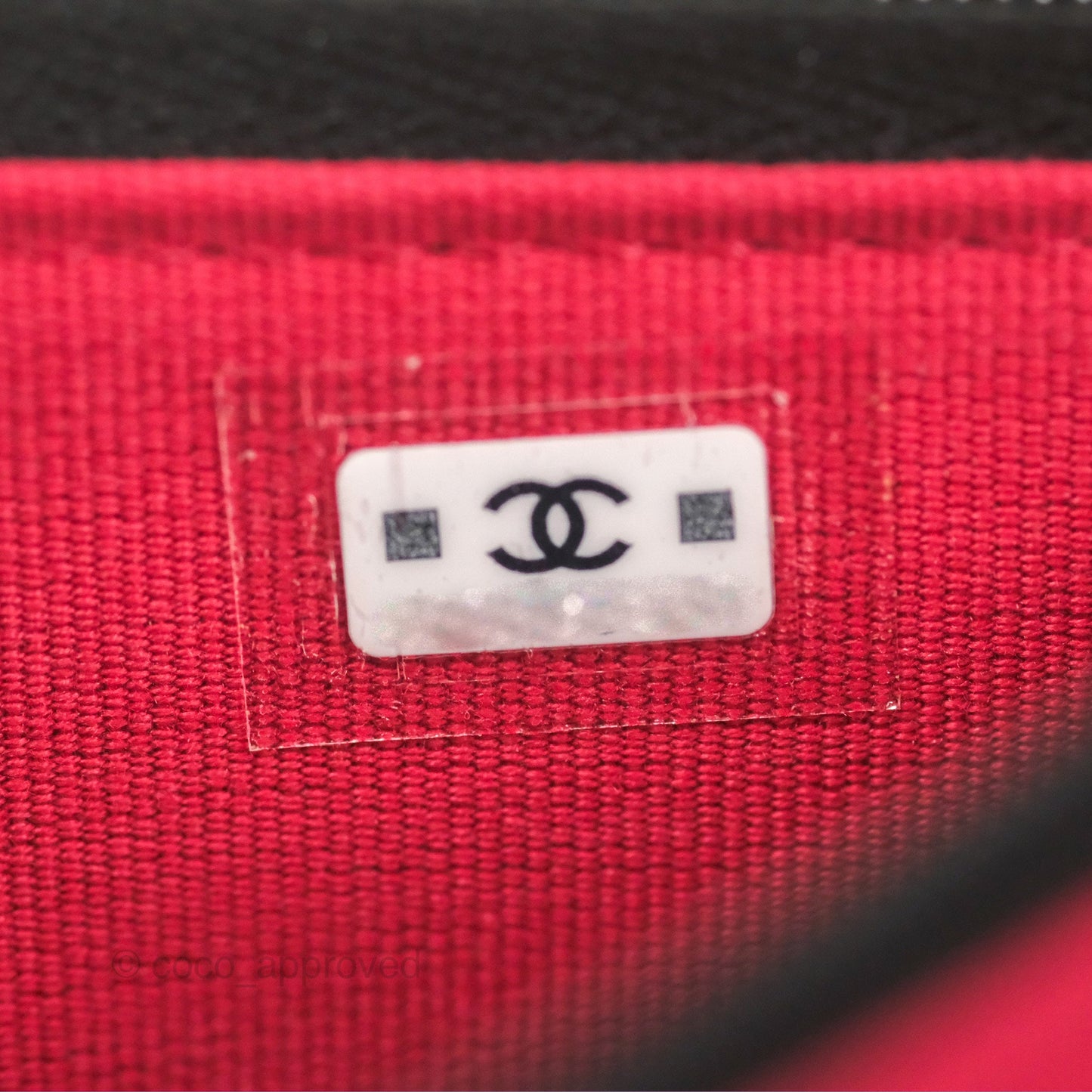 Chanel Mini WOC Phone Holder with Camellia Adjustable Chain Black Lambskin