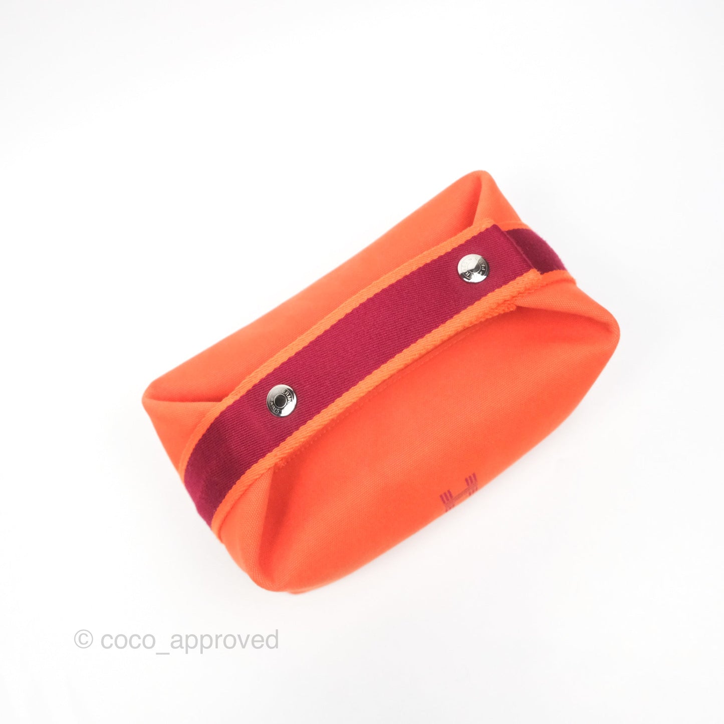 Hermès Small Bride-A-Brac Orange Feu Canvas