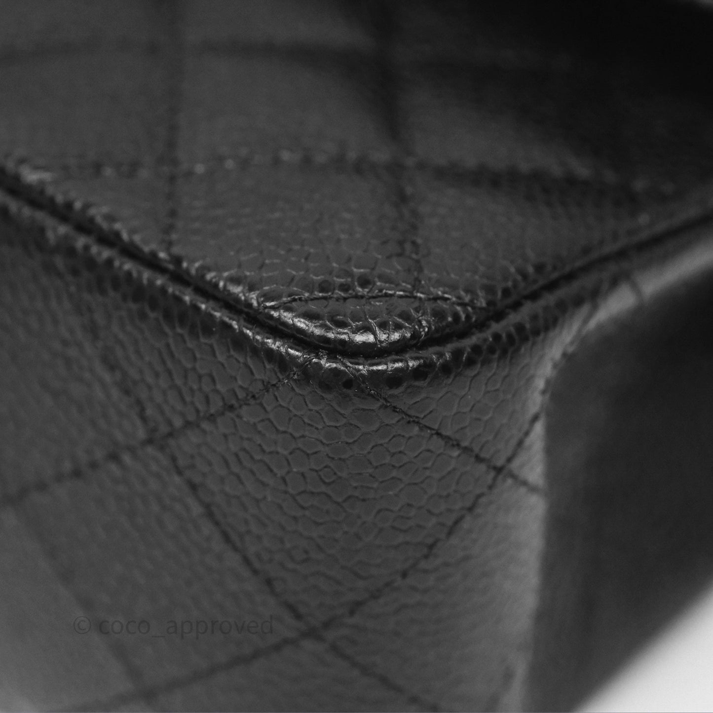 Chanel Small Classic Flap Quilted Black Caviar Gold Hardware