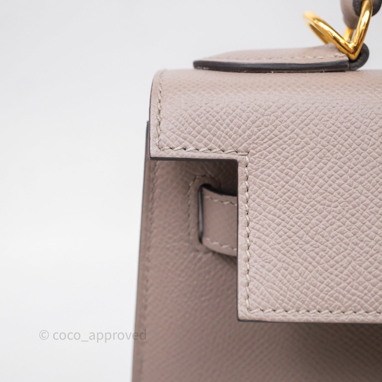 Hermes Kelly 28 Gris Asphalte Epsom Gold Hardware
