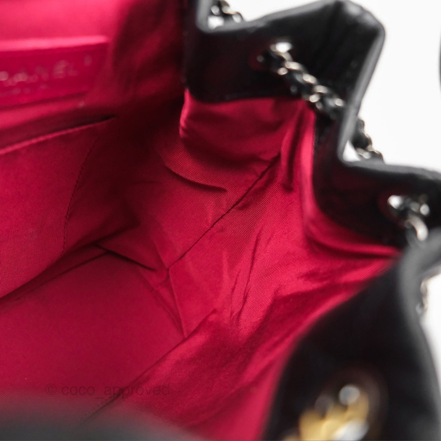 Chanel Medium Gabrielle Backpack Black Aged Calfskin