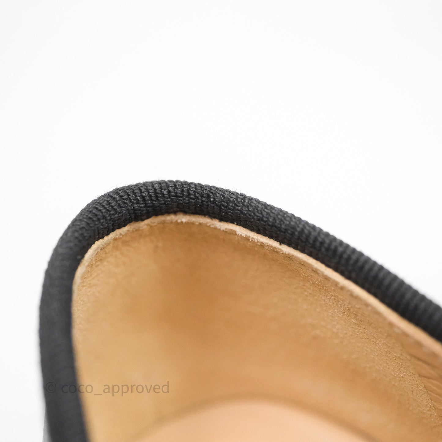 Chanel Ballet Flats Black Size 36.5