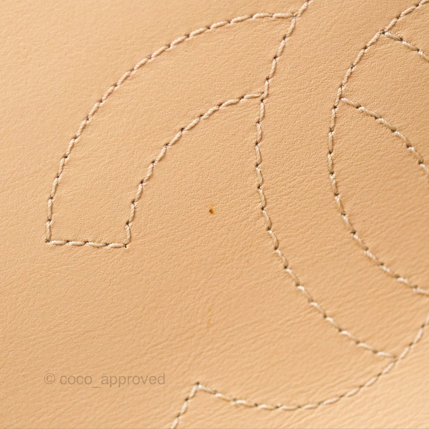Chanel Quilted Small CC Filigree Flap Beige Black Caviar