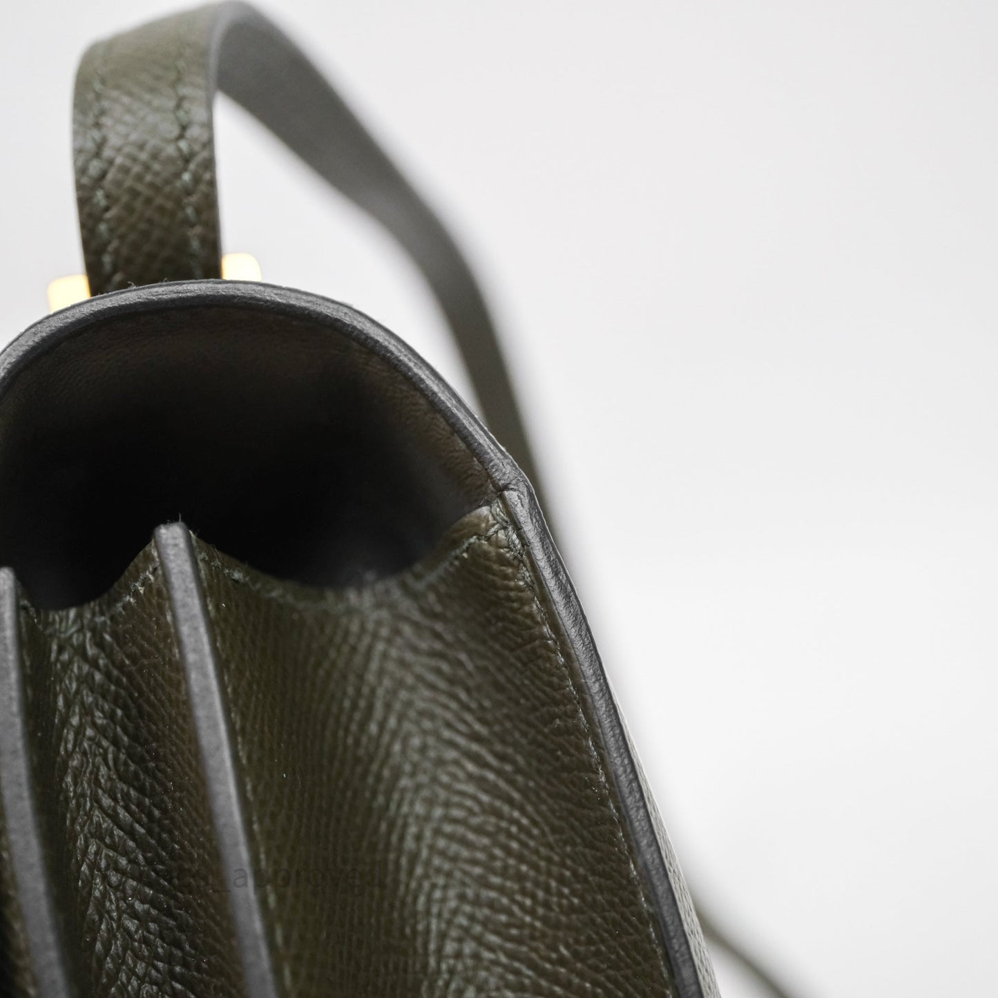 Hermès Constance Mini 18cm Vert de Gris C6 Epsom Gold Hardware