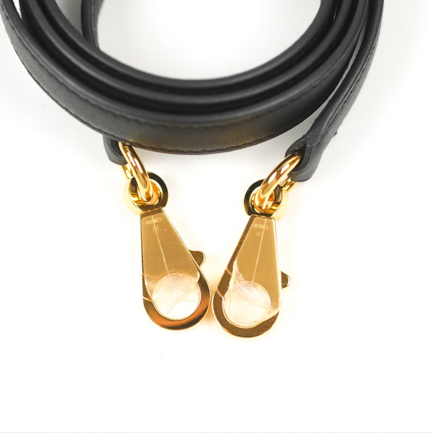 Hermès Retourne Kelly 25 Black Swift Gold Hardware
