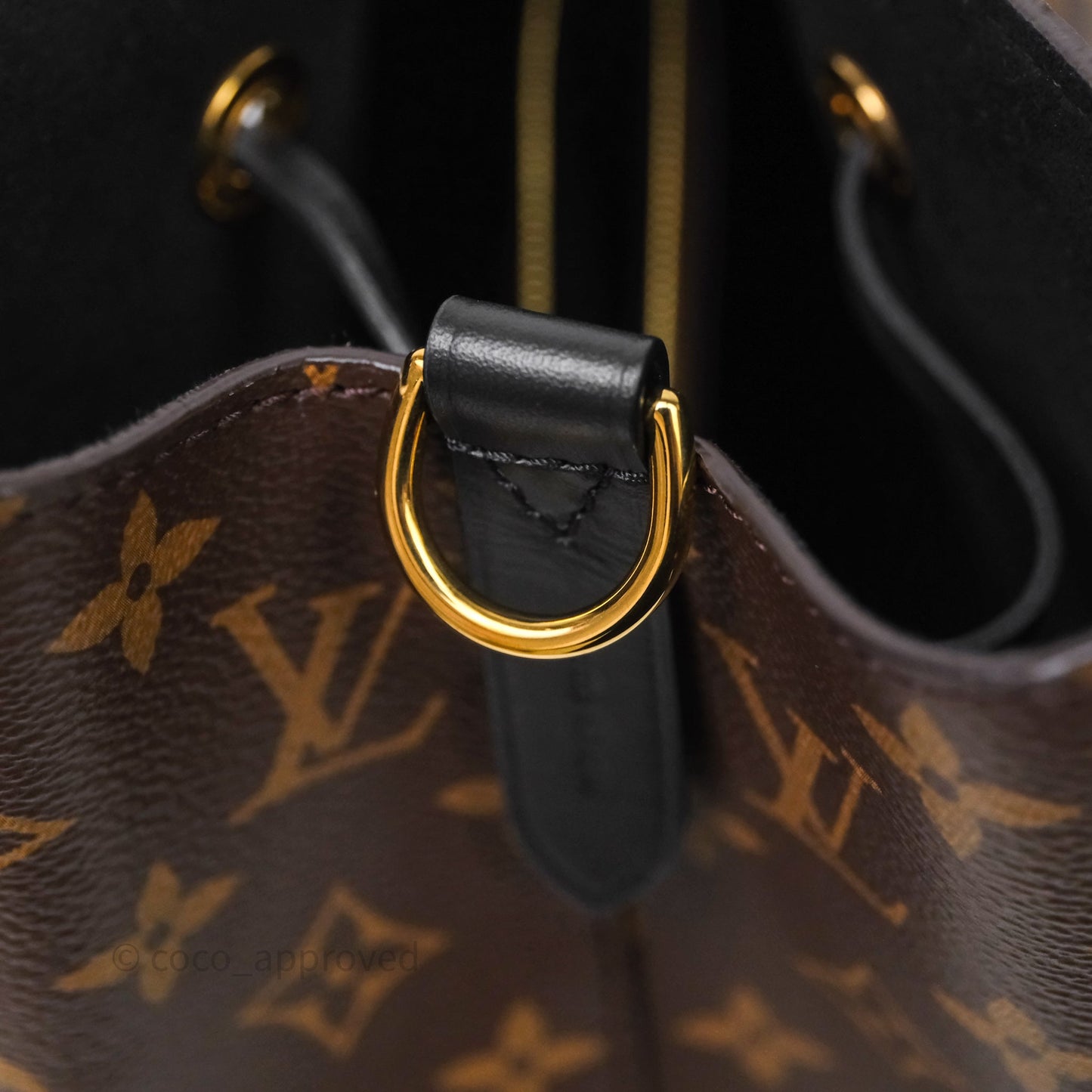 Louis Vuitton NéoNoé MM Black Monogram Canvas