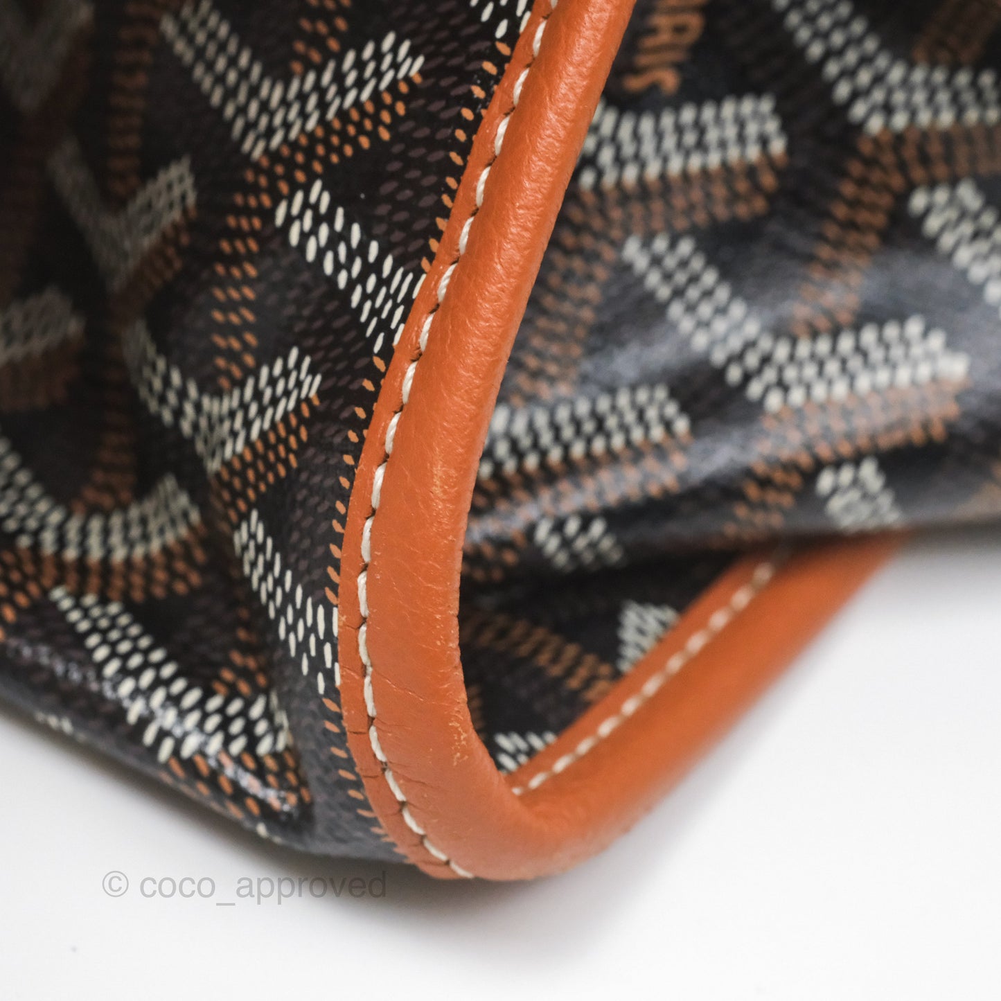 Goyard Saint Léger Backpack Black/ Tan