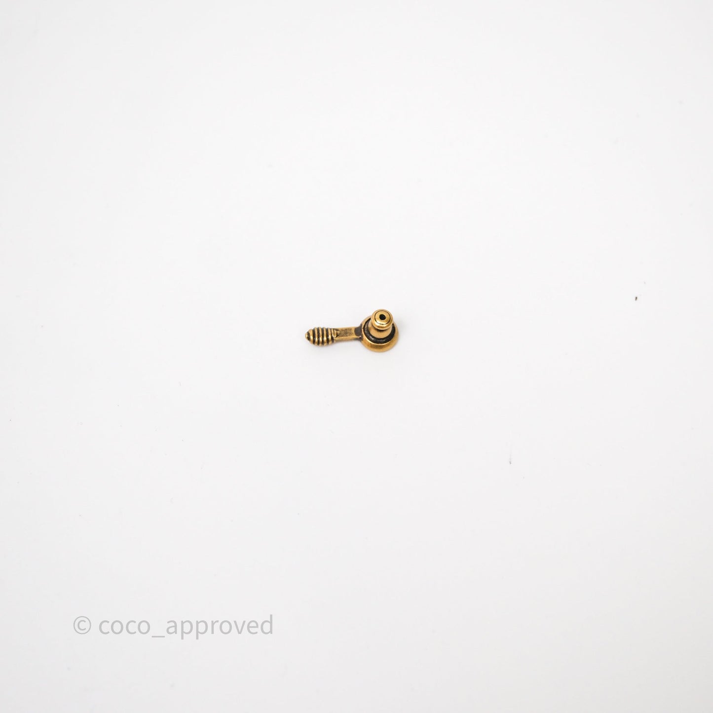 Christian Dior J'Adior Bee Earrings Aged Gold Tone