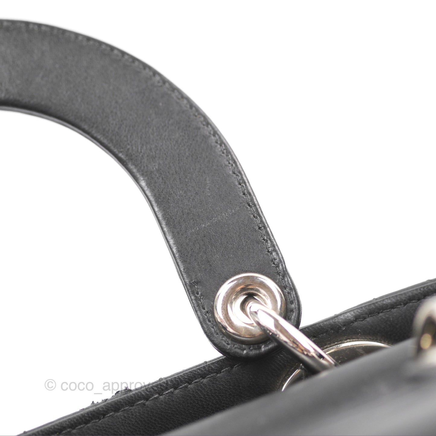 Christian Dior My ABCDior Lady Dior Bag Cannage Lambskin Black Gold Hardware