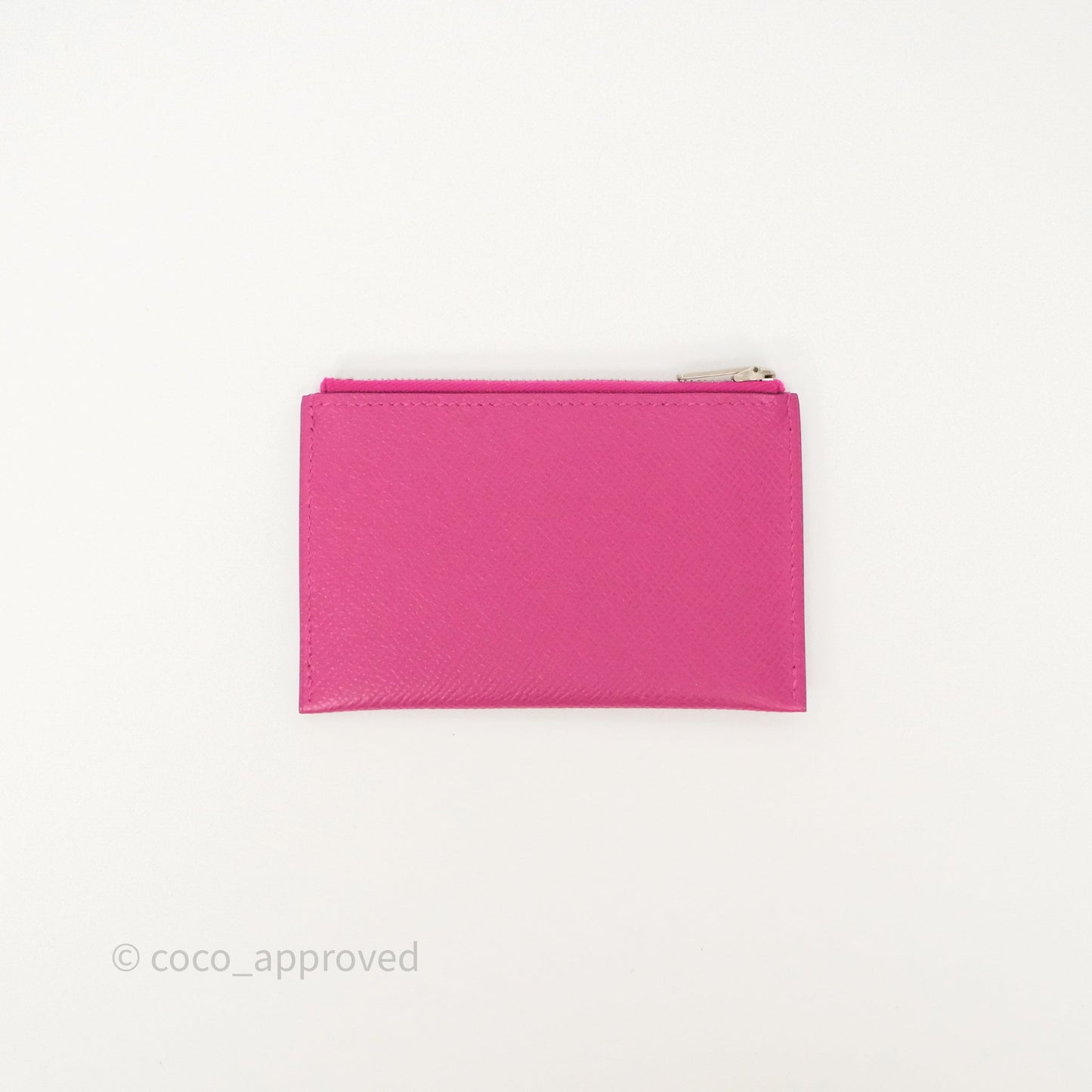Hermès Passant Compact Wallet Epsom Purple