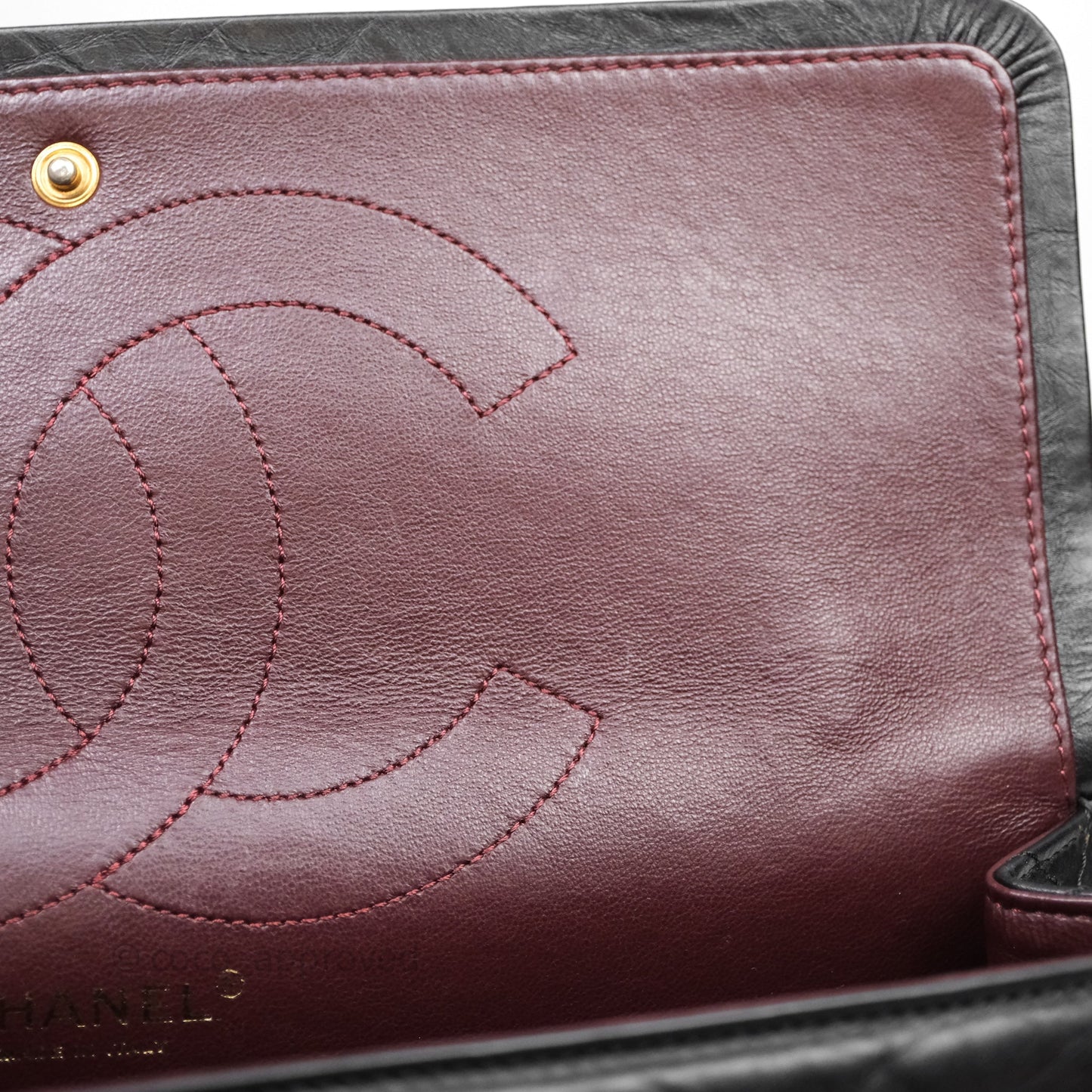 Chanel Reissue Quilted Aged Calfskin Black Aged Gold Hardware 227