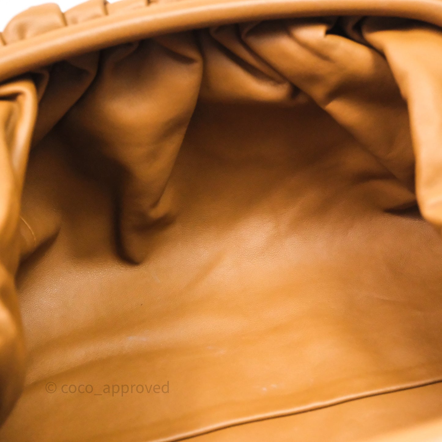 Bottega Veneta The Pouch Camel Butter Calfskin