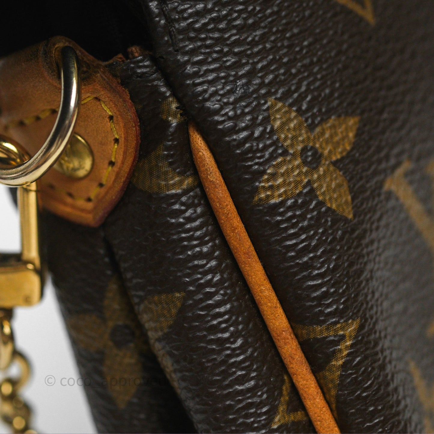 Louis Vuitton Eva Shoulder Bag Monogram Coated Canvas