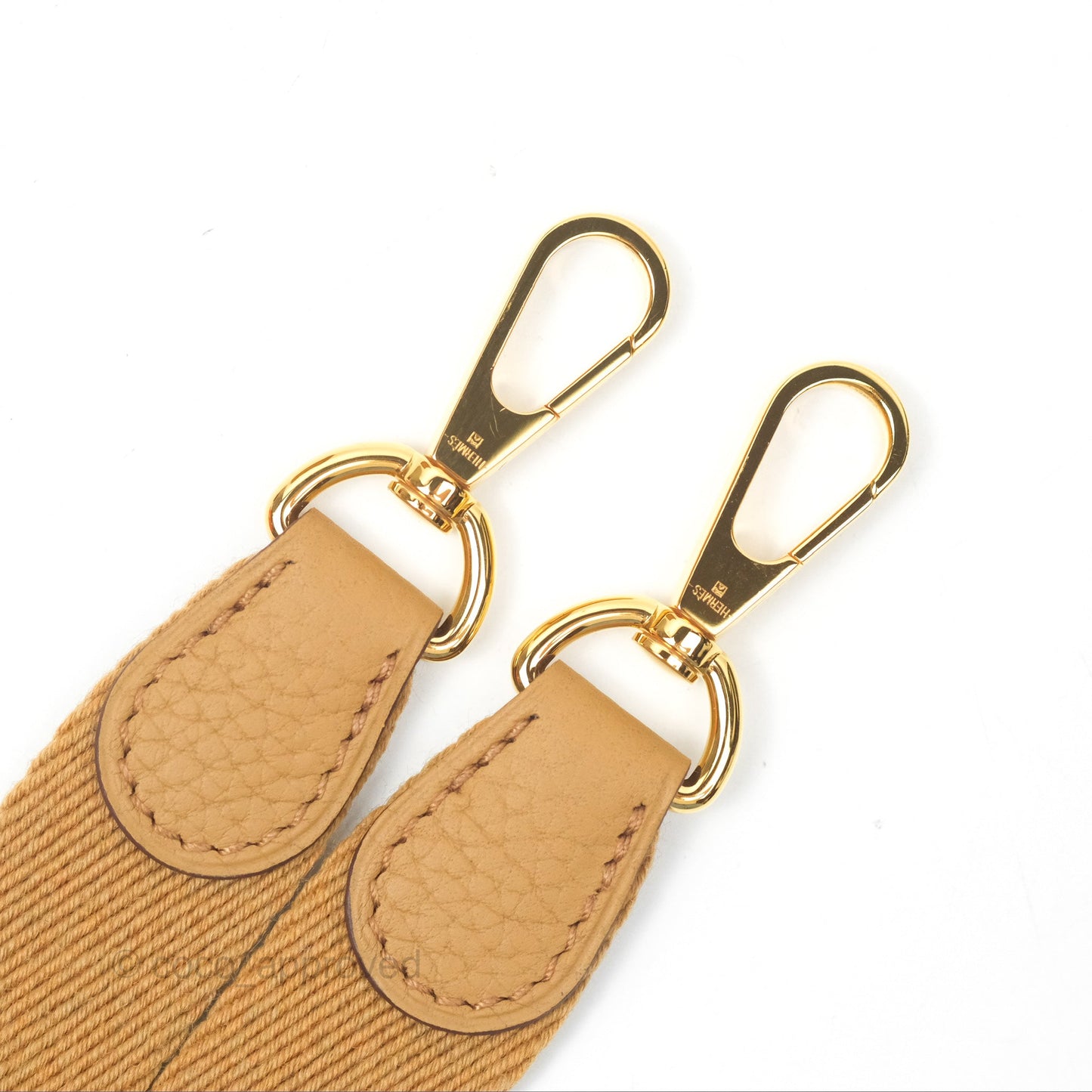 Hermès Mini Evelyne 16 Biscuit 48 Camel Clemence Gold Hardware