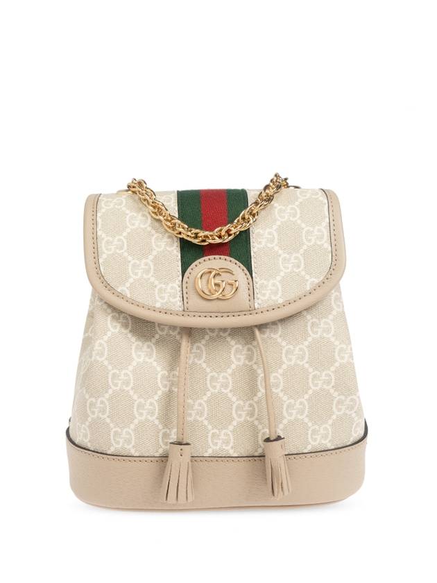 Luxury Gucci Trending 2025 GG Supreme Ophidia Mini Backpack Beige White