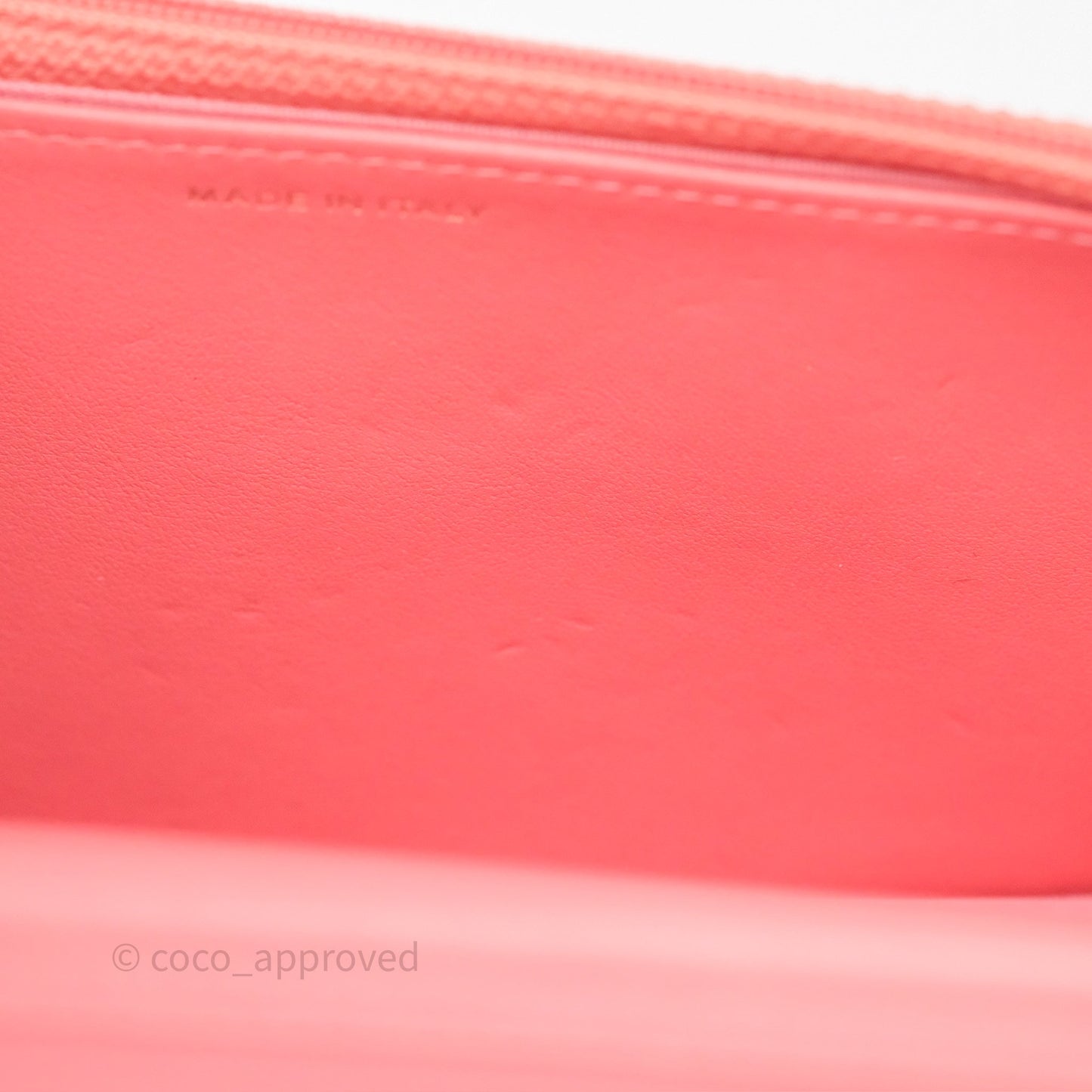 Chanel Boy Wallet on Chain WOC Quilted Dark Pink Caviar Aged Gold Hardware