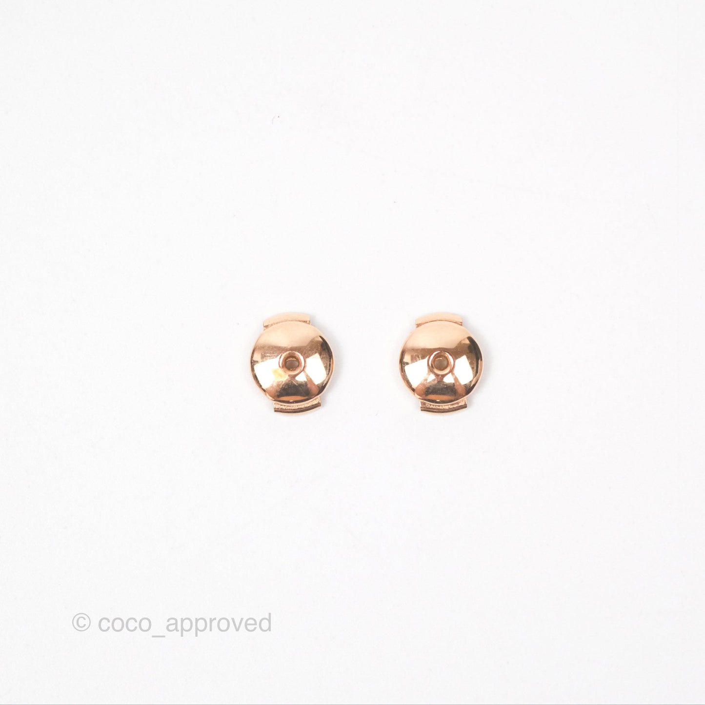 Hermès Boutons d'oreilles Finesse Earrings Rose Gold Diamonds