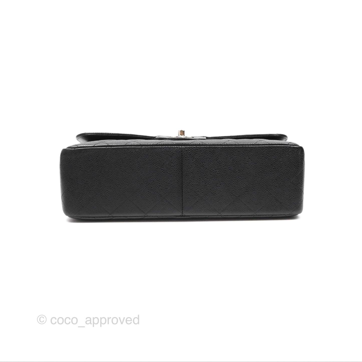 Chanel Jumbo Double Flap Black Caviar Silver Hardware⁣⁣