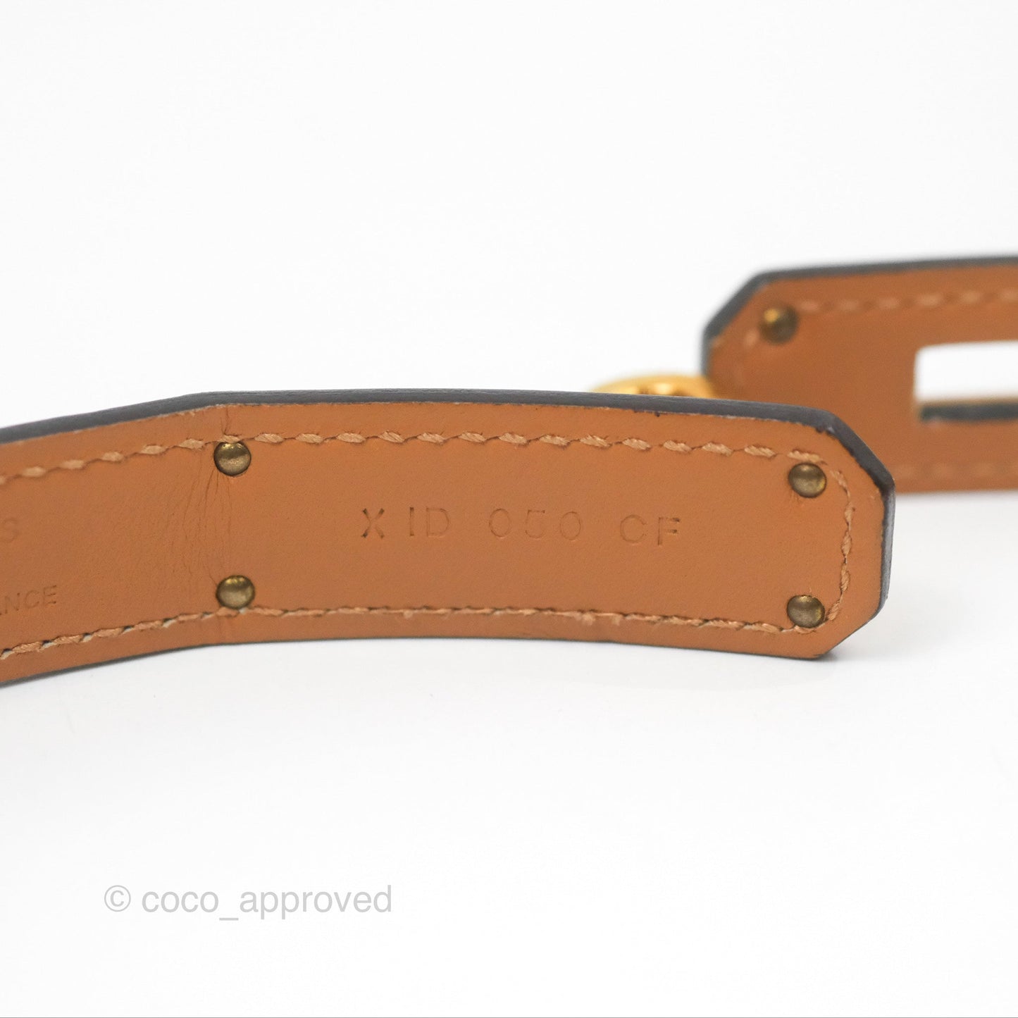 Hermès Kelly Buckle Belt Gold Epsom Gold Hardware