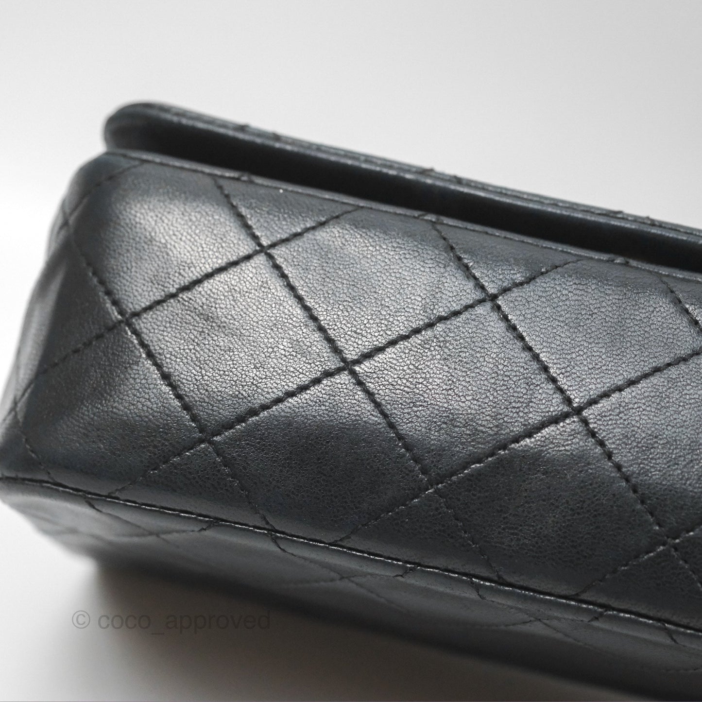 Chanel Vintage Mini Single Full Flap Bag Black Lambskin 24K Gold Hardware