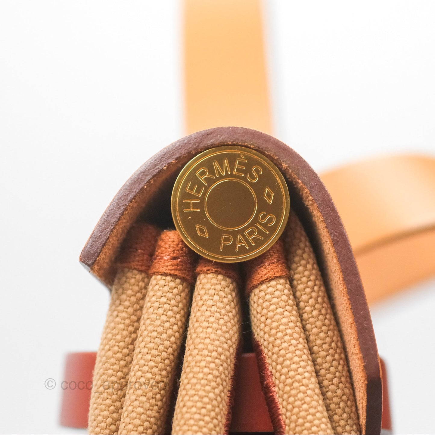 Hermès Herbag Zip 31 Retourne Chai 0M/ Natural Sable 21/ Fauve 34/ Cuivre 6C