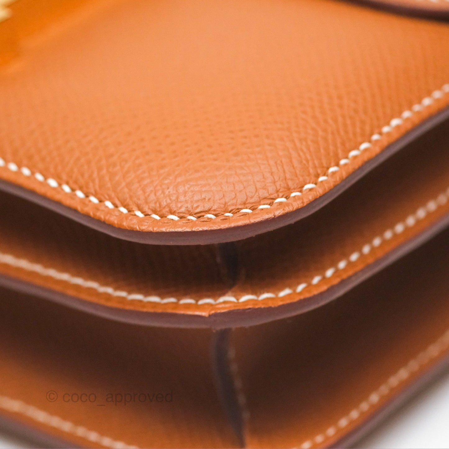 Hermès Constance Mini 18 Gold Epsom Gold Hardware