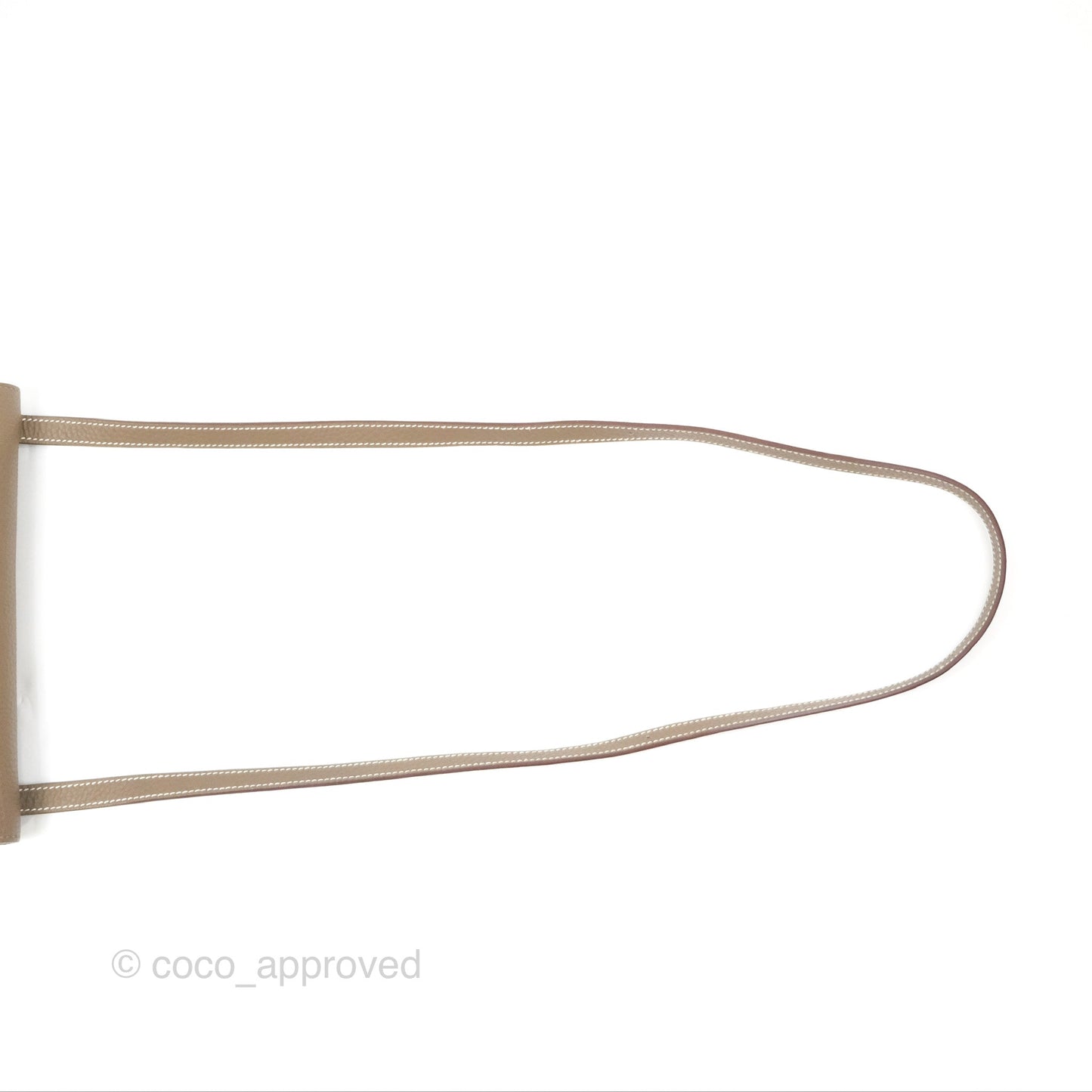 Hermès Halzan 25 Etoupe Clemence Gold Hardware