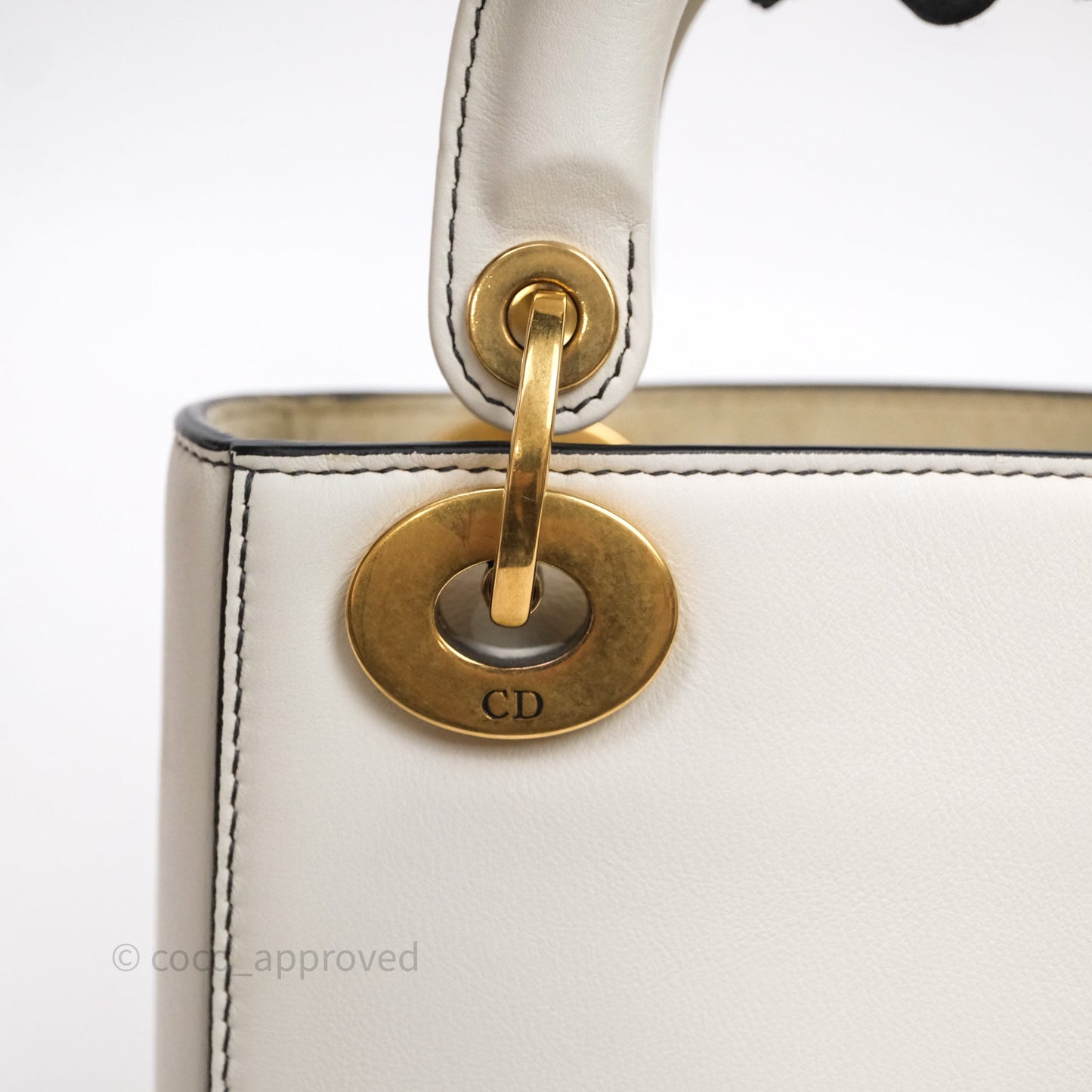 Christian Dior Mini Lady Dior Niki De Saint Phalle Calfskin White