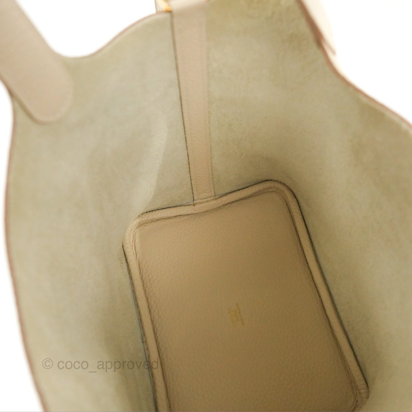 Hermès Picotin Lock 18 Craie Taurillon Clemence Gold Hardware