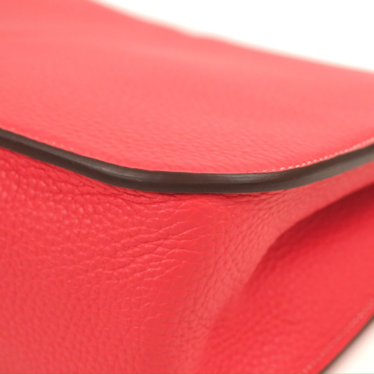 Hermès Halzan 31 Red Palladium Hardware