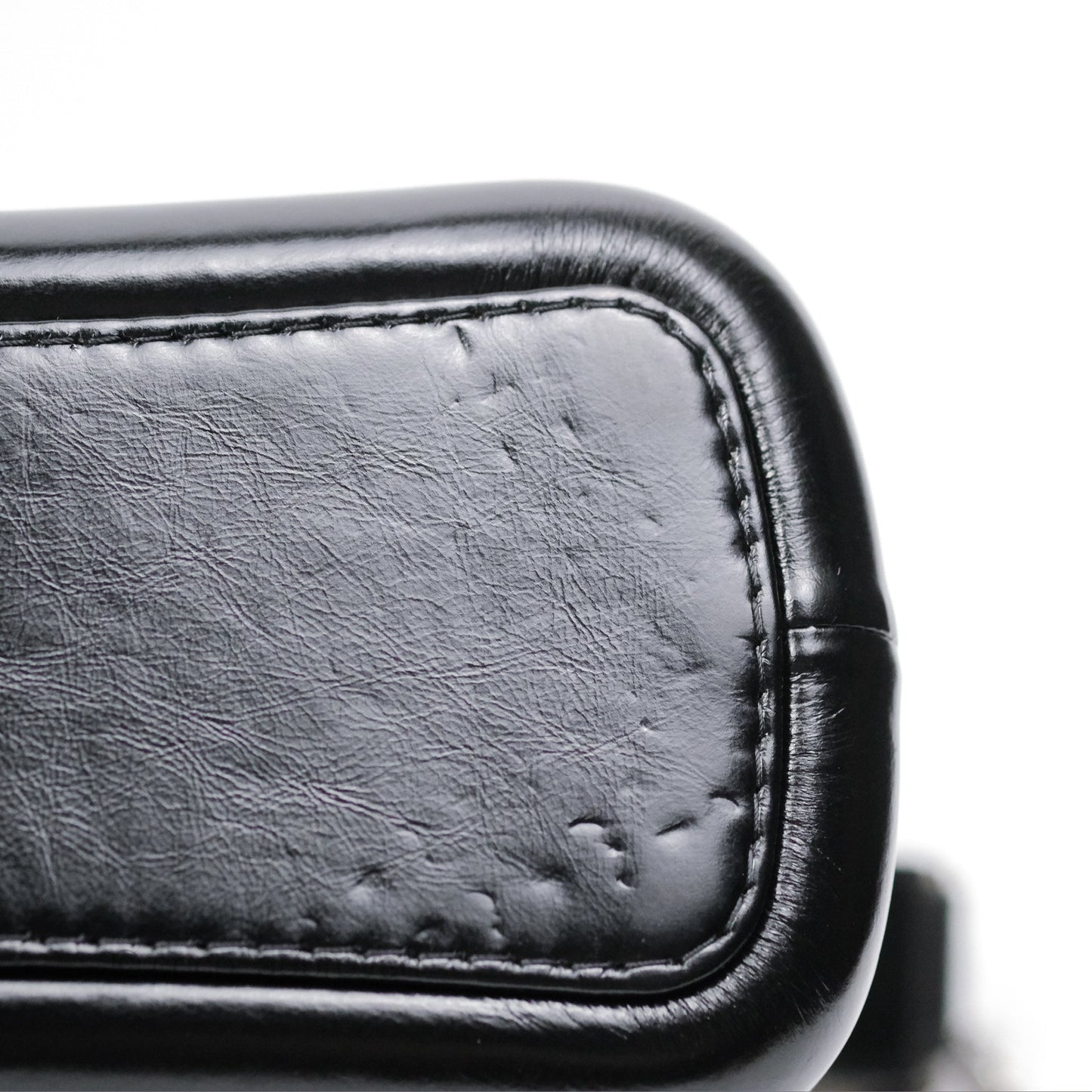 Chanel Large Gabrielle Tweed Green Black Calfskin