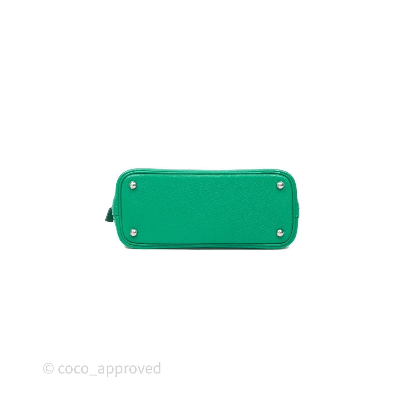 Hermès Bolide Mini 1923 Menthe 6W Chèvre Mysore Palladium Hardware