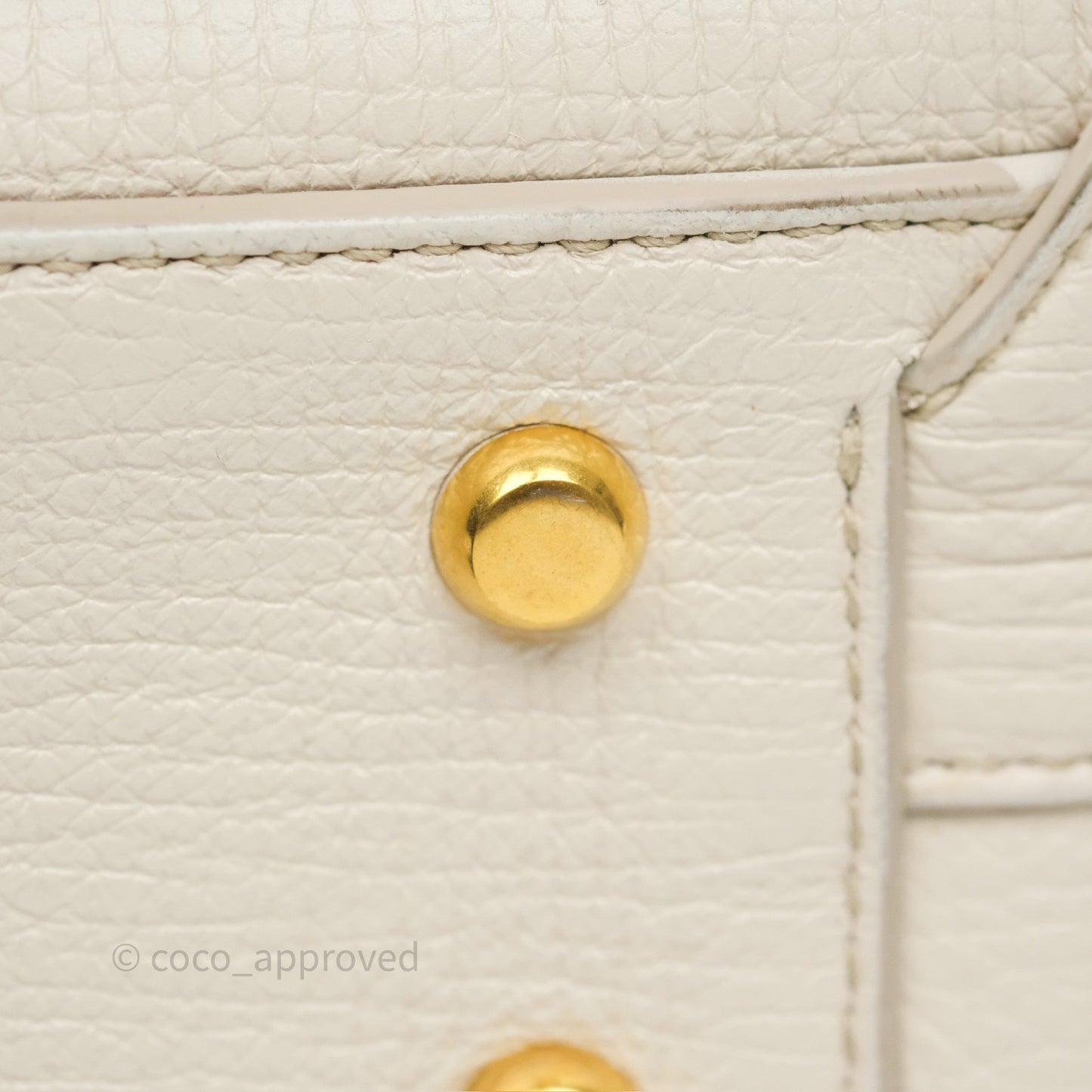 Bottega Veneta Small Arco Plaster Grainy Calfskin