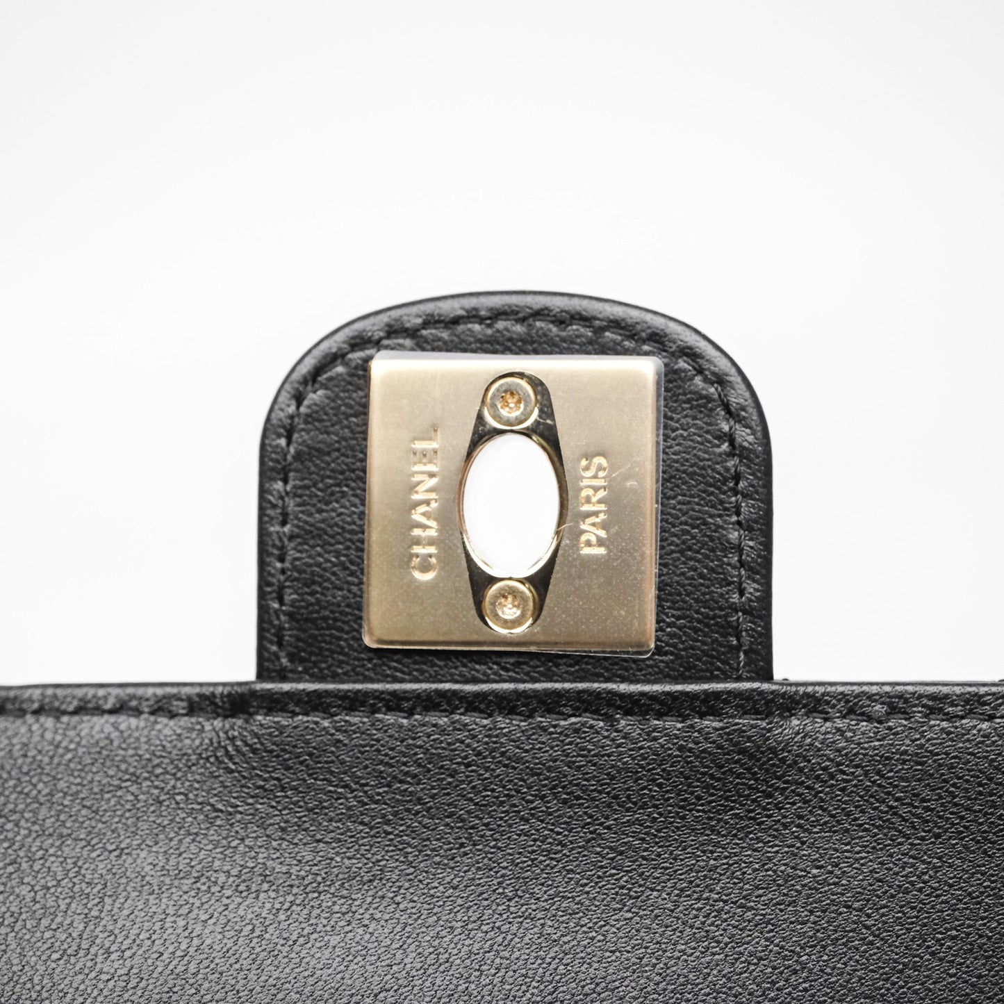 Chanel Small Heart Bag Black Lambskin Gold Hardware