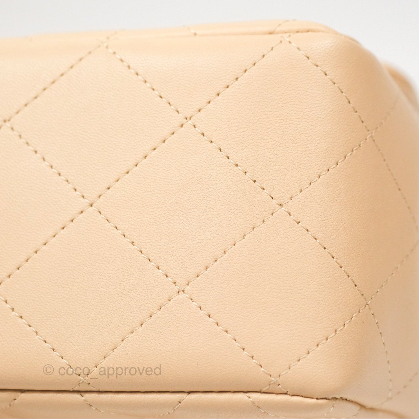 Chanel Jumbo Double Flap Beige Lambskin Gold Hardware⁣⁣