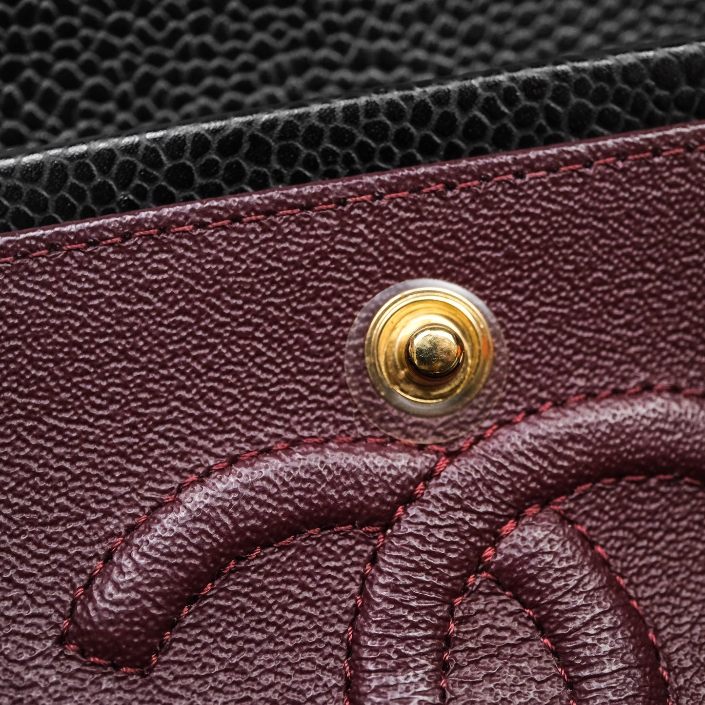 Chanel Small Classic Flap Quilted Black Caviar Gold Hardware