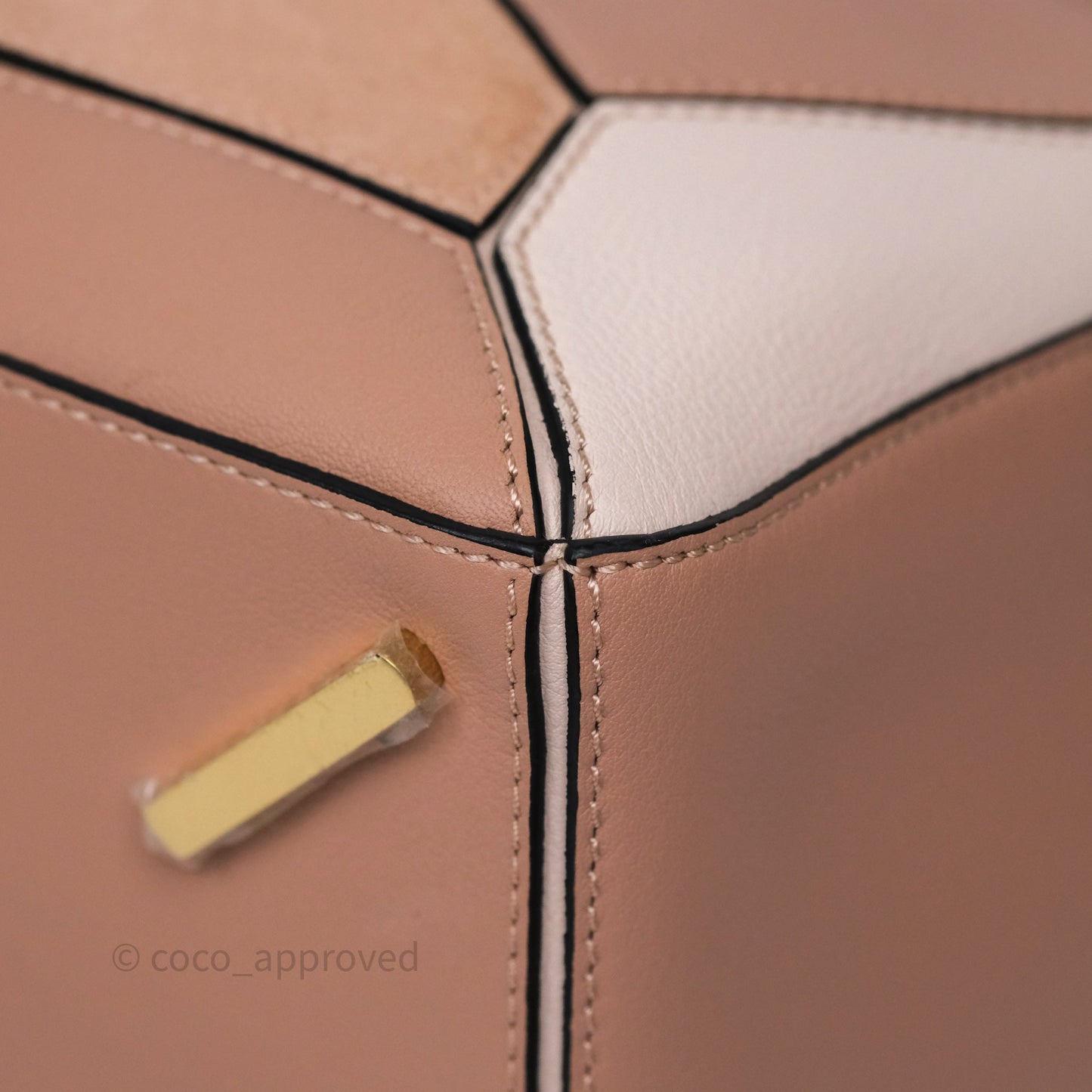 Loewe Medium Puzzle Bag Blush Pink Suede Calfskin
