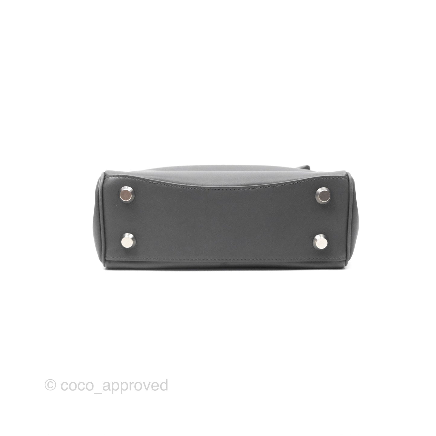 Balenciaga Rodeo Mini in Grey Smooth Calfskin Antique Silver Hardware