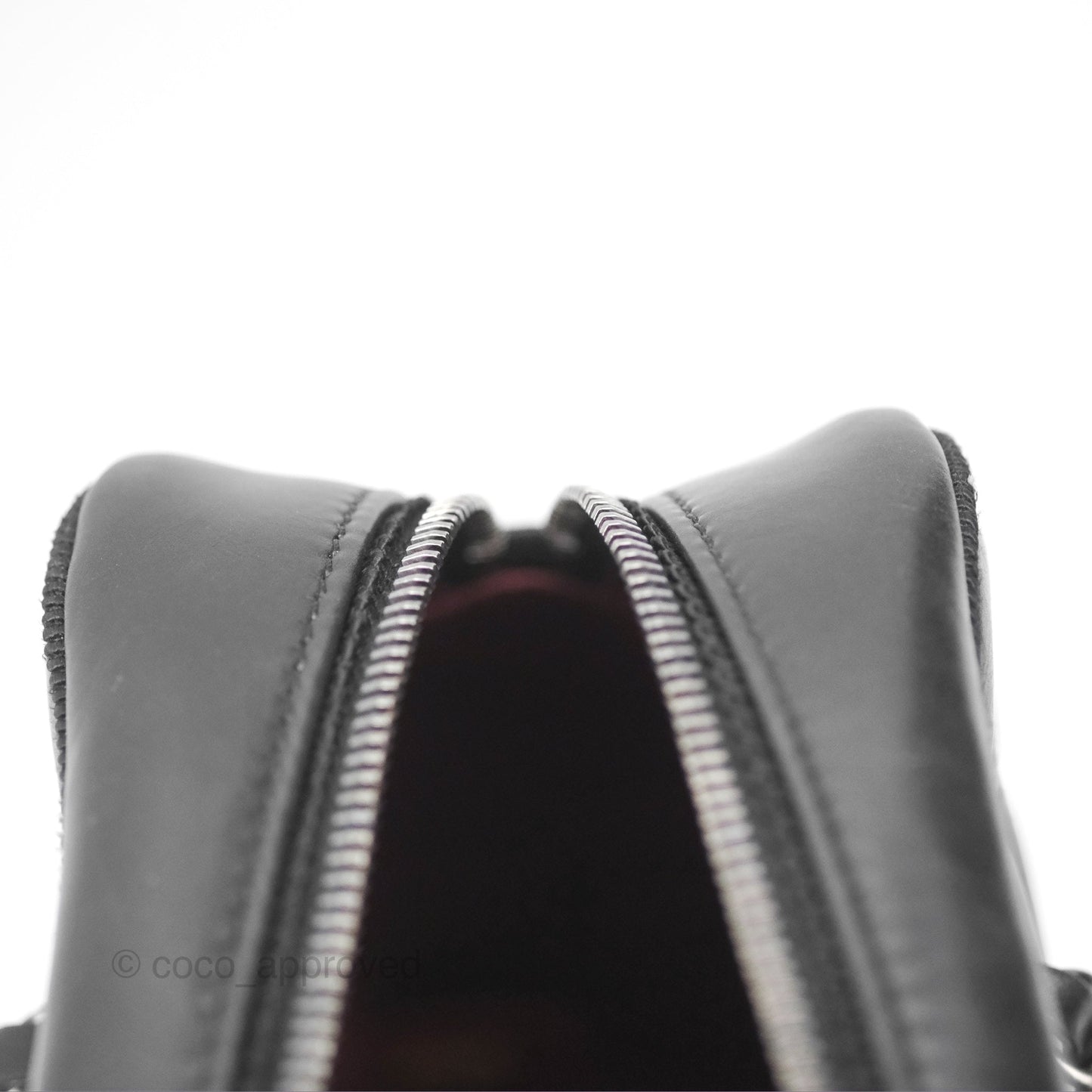 Chanel Large Ballerine Camera Case Black Calfskin Ruthenium Hardware